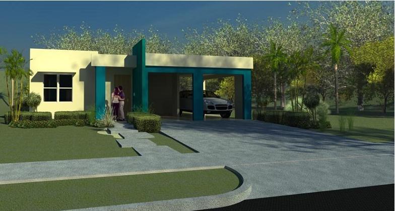 concrete house