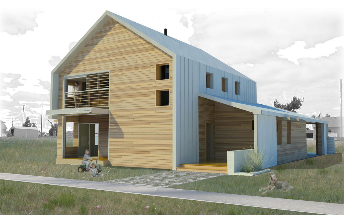 Greensburg House - Approach