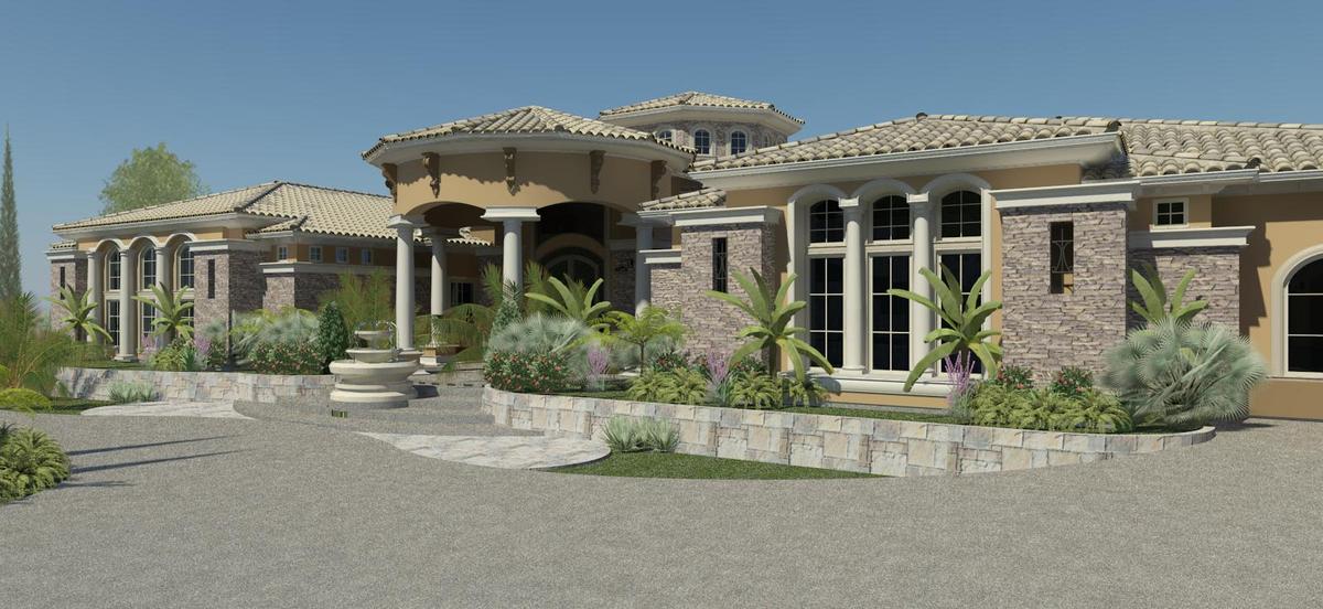 Revit House with tile