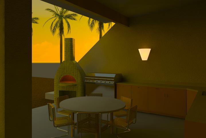 Outside kitchen