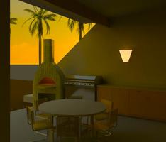 Outside kitchen