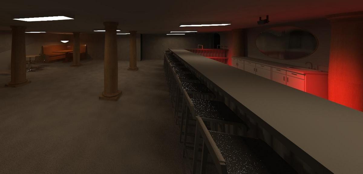 the bar