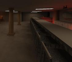 the bar