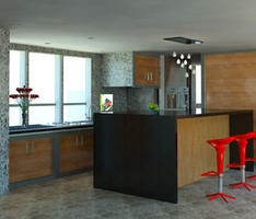 Kitchen View - Reff Residence, San Diego, CA