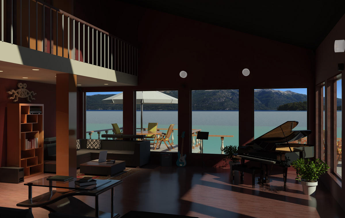 A-Frame Living Room