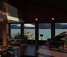 A-Frame Living Room