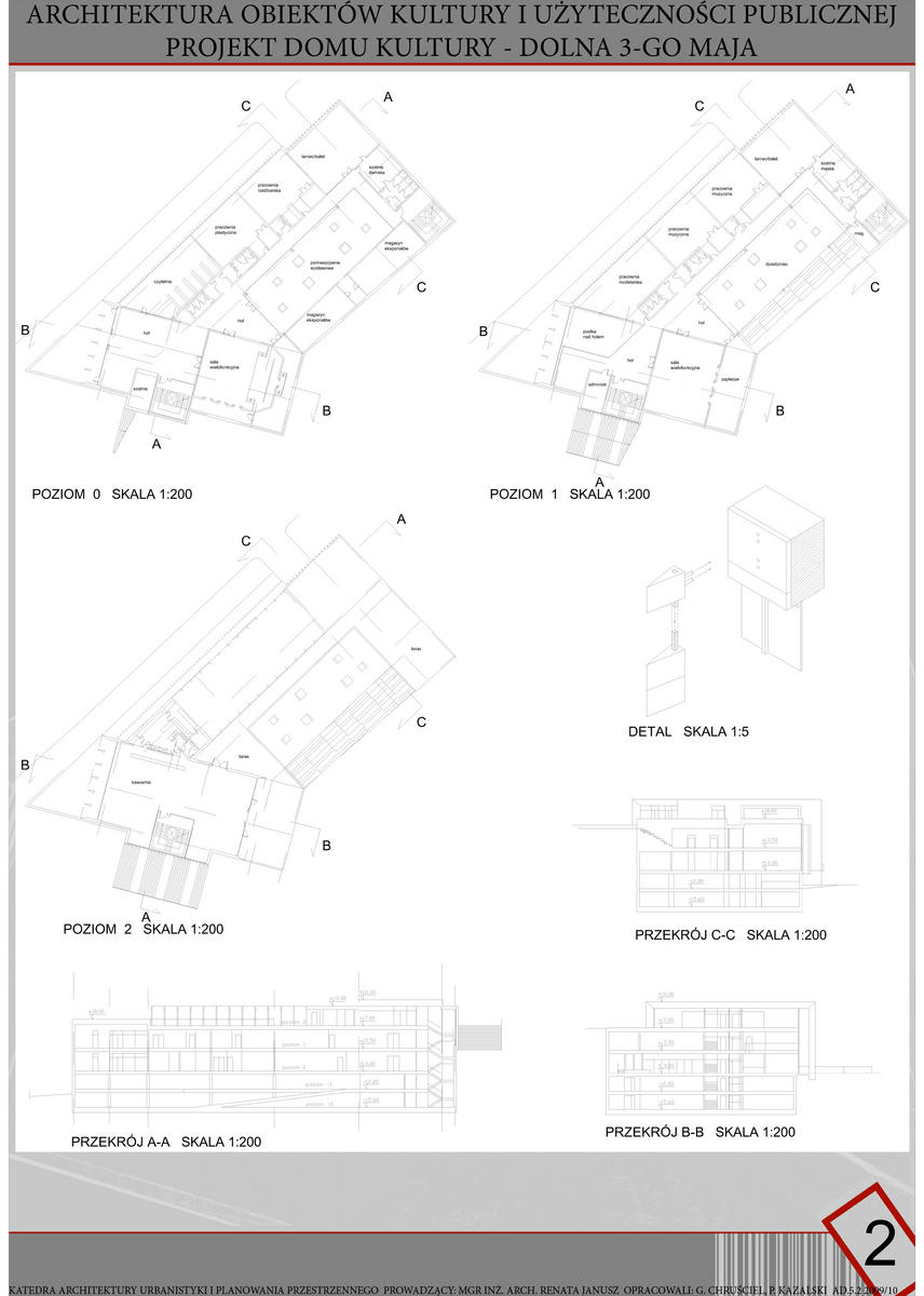 project of community centre in Lublin 2