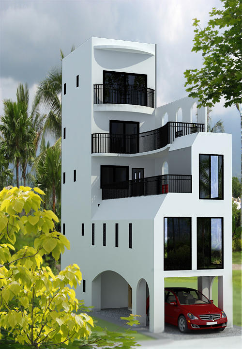 exterior perspective