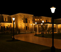 Outside