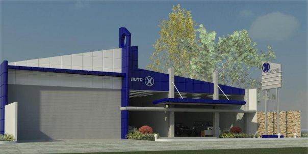 car showroom