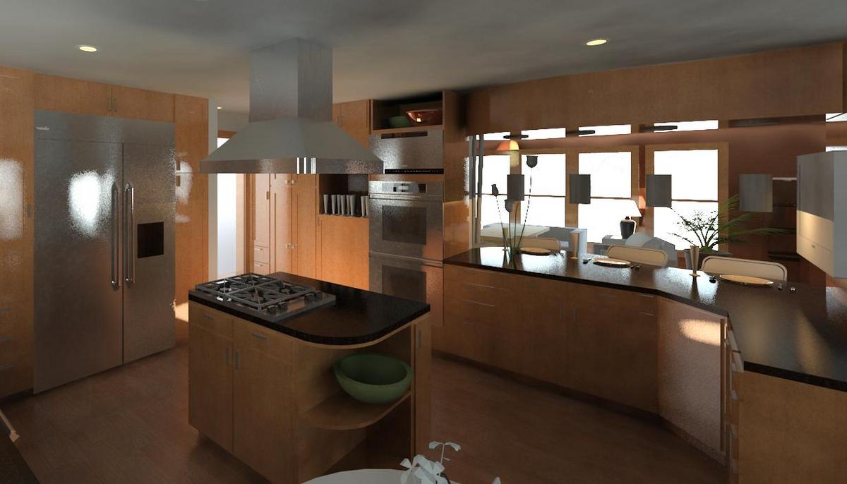 my first revit kitchen