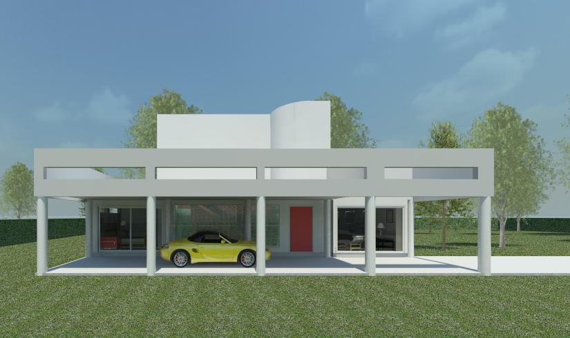 Modern Glass Villa
