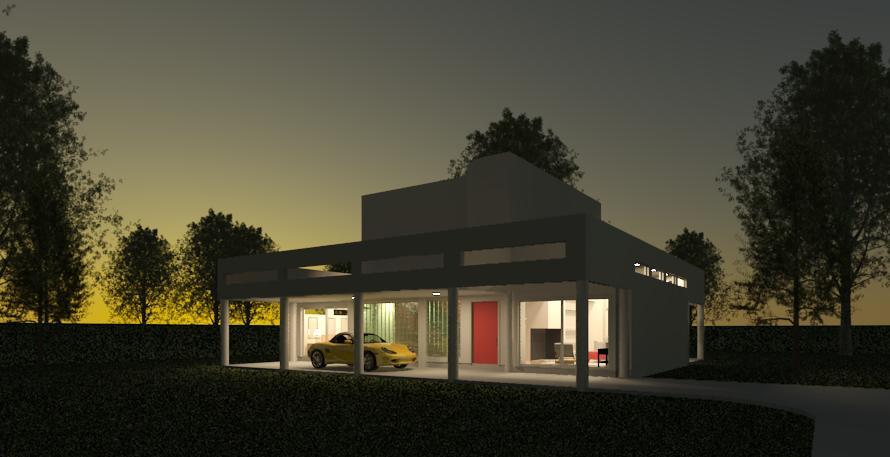 Modern Glass Villa