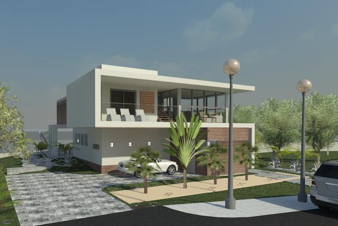 a beach house