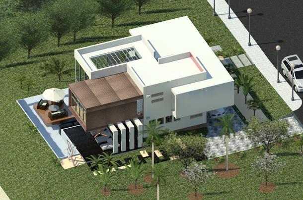 bird's eye view of my beach house