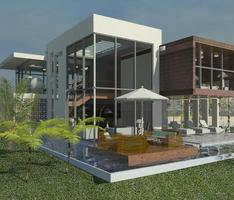 a beach house