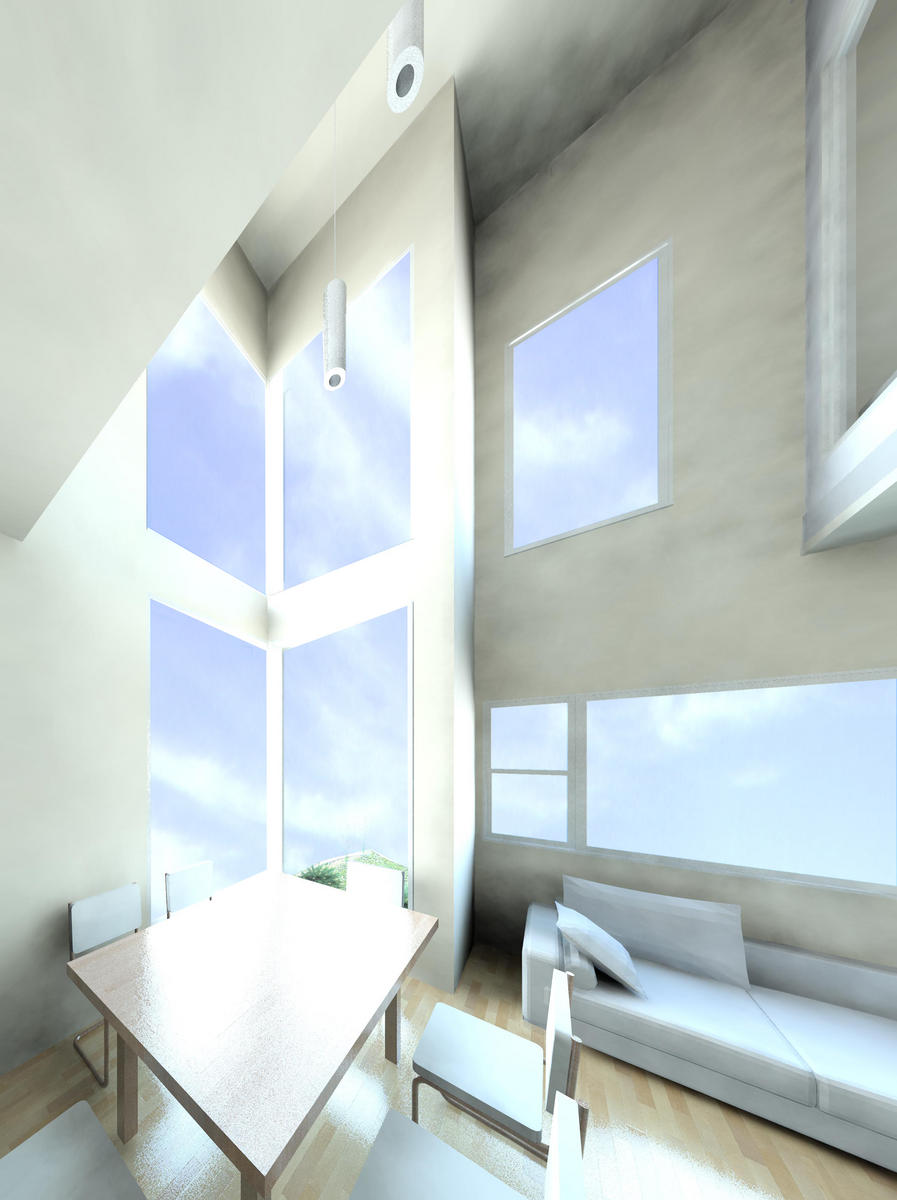 white mezzanine