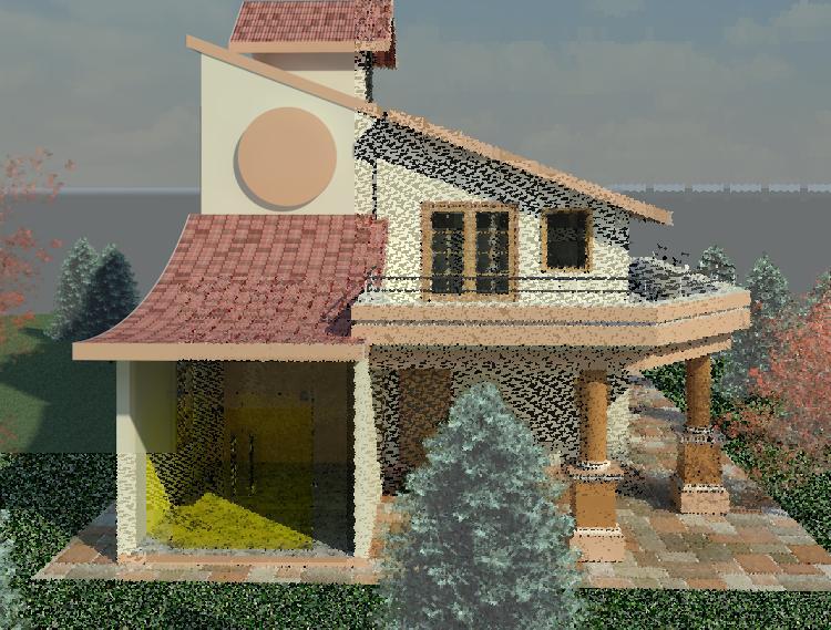 Two story residential