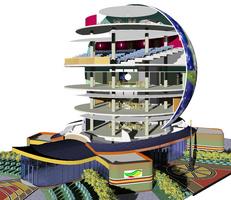 Life Pod - Perspective Cutaway