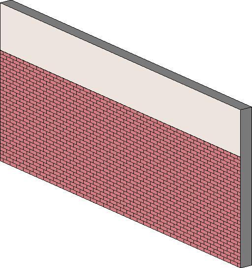 Brickwork with rendered top (refer forum)