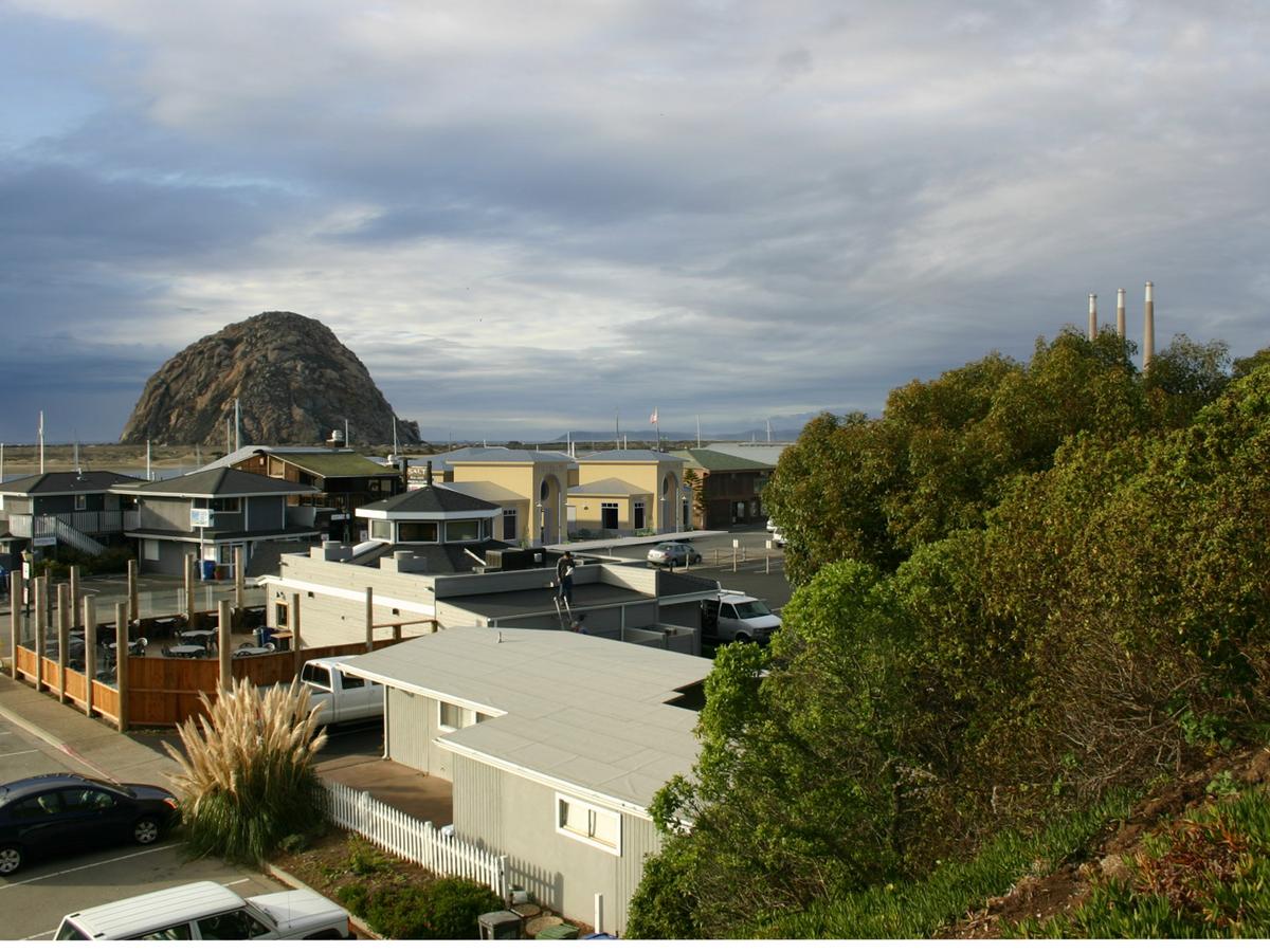 Bay Inn, Yellow Building in Center