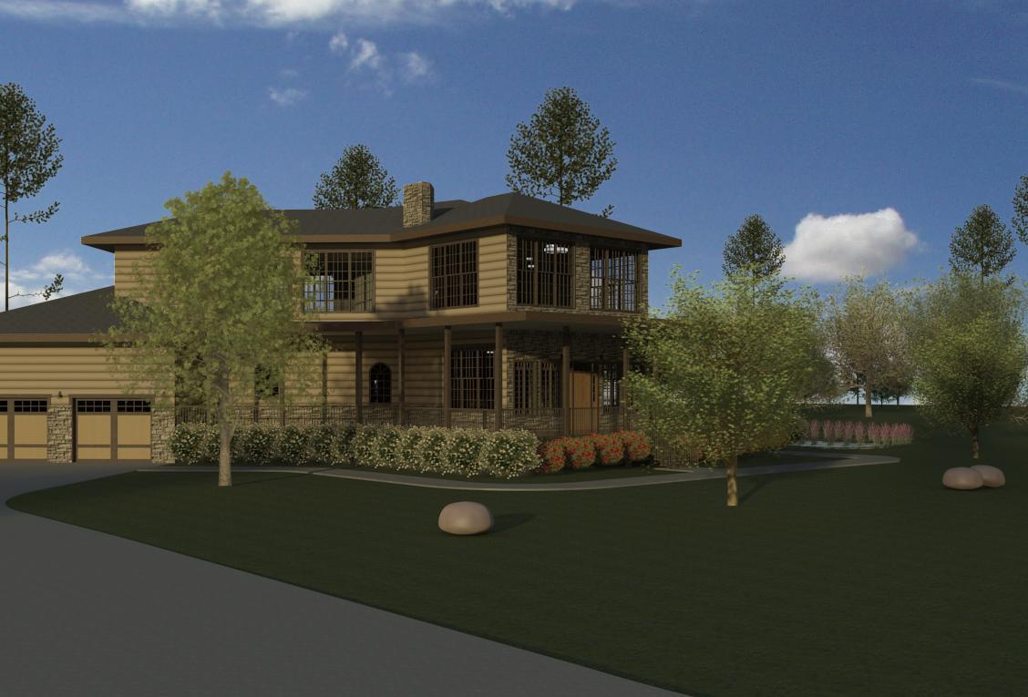 "Y" Shaped House