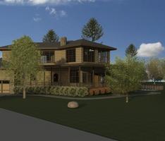 "Y" Shaped House