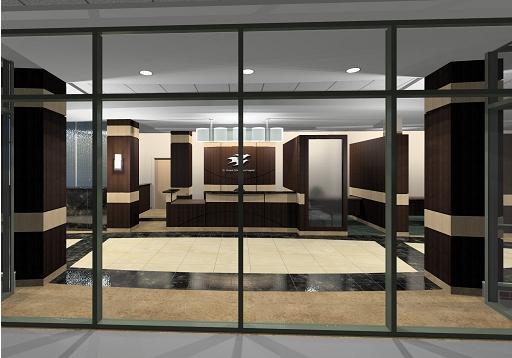 Hospital Lobby Reception Area