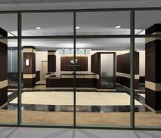 Hospital Lobby Reception Area