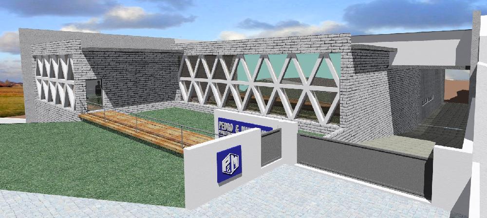 Warehouse and office