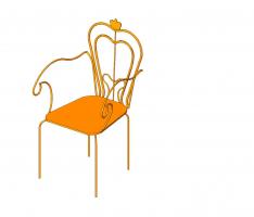 Wrought Iron Patio Chair