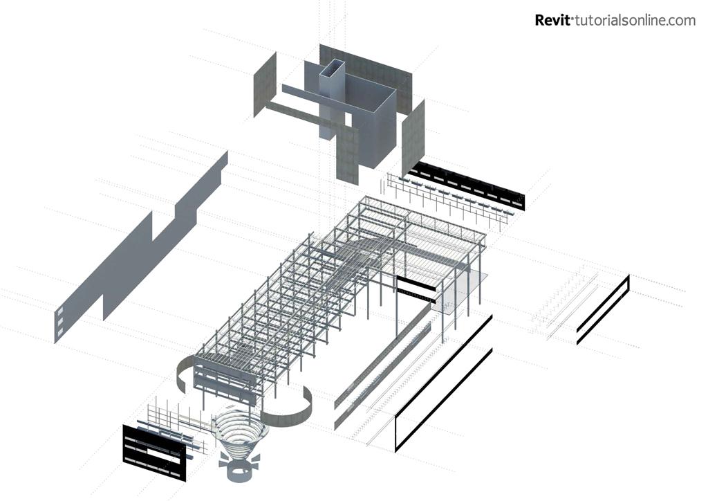 Exploded Axonometric [Revit Architecture 2010]