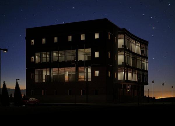 Professional Building at night