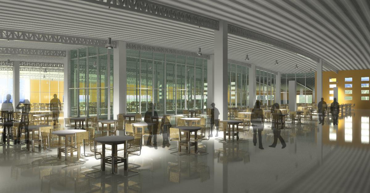 food court