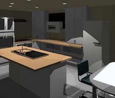 Kitchen, Revit Radiosity/Raytrace