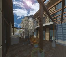 Courtyard Patio Perspective