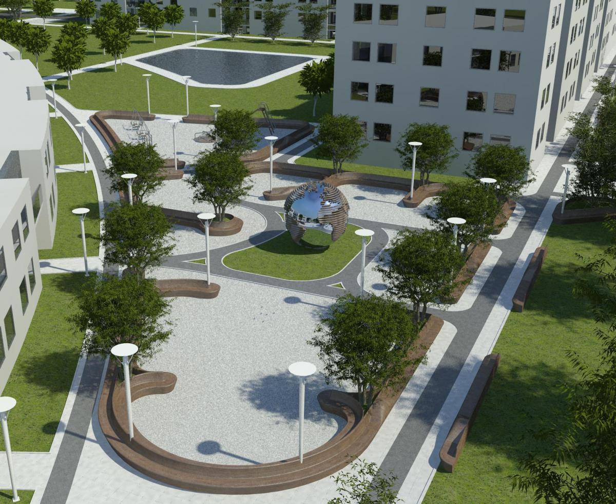 square in Lublin