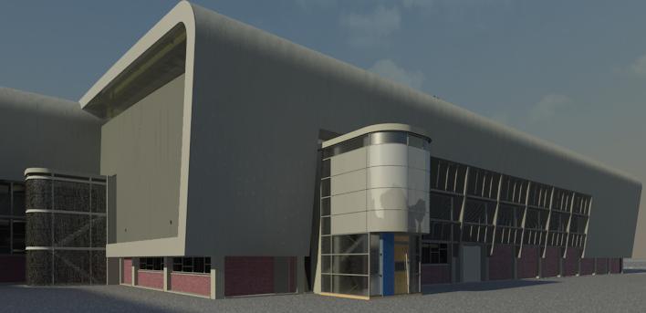 Factory entrance