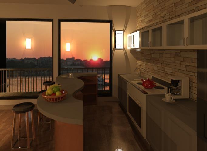 Kitchen in Nessebar
