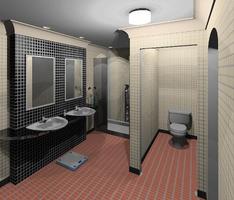 Simple bathroom