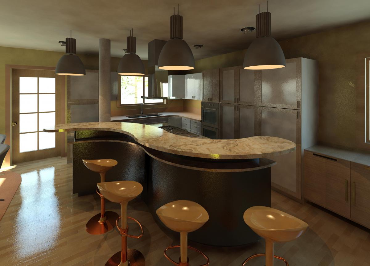 Residential Design Kitchen Island