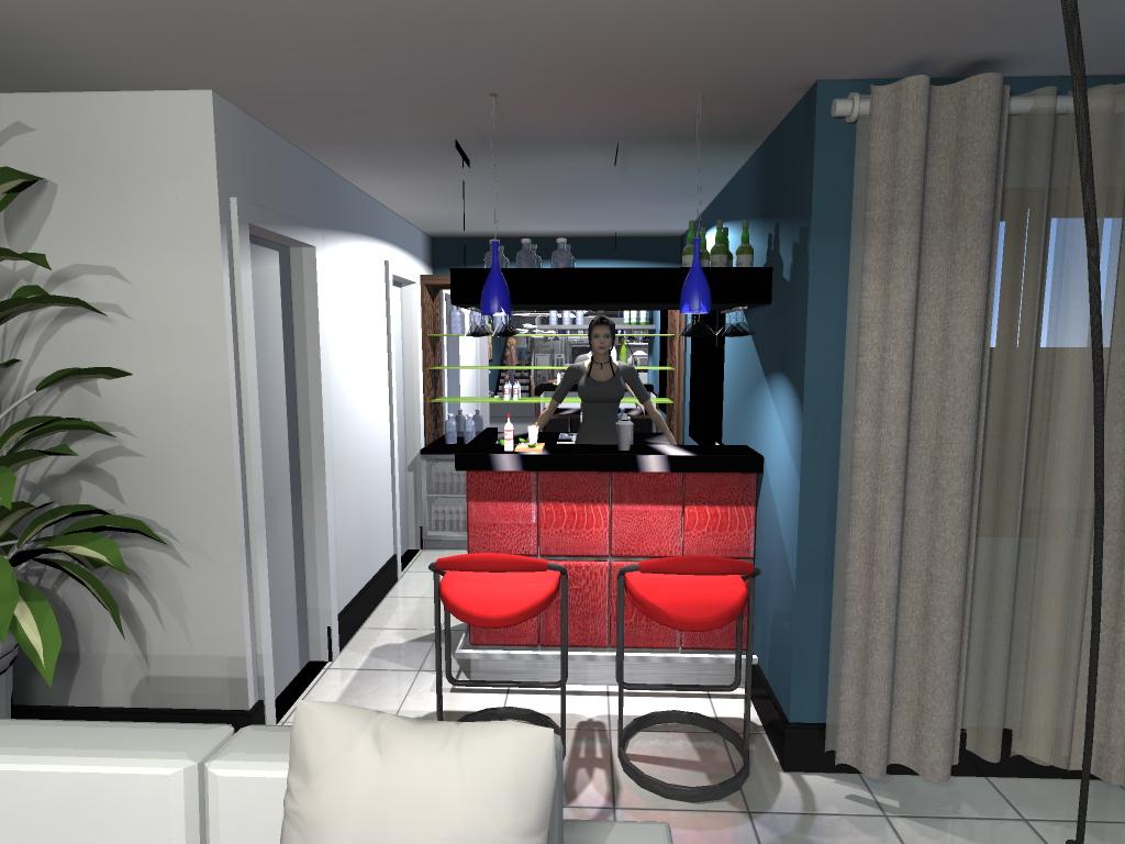 Figueroa  House Bar View