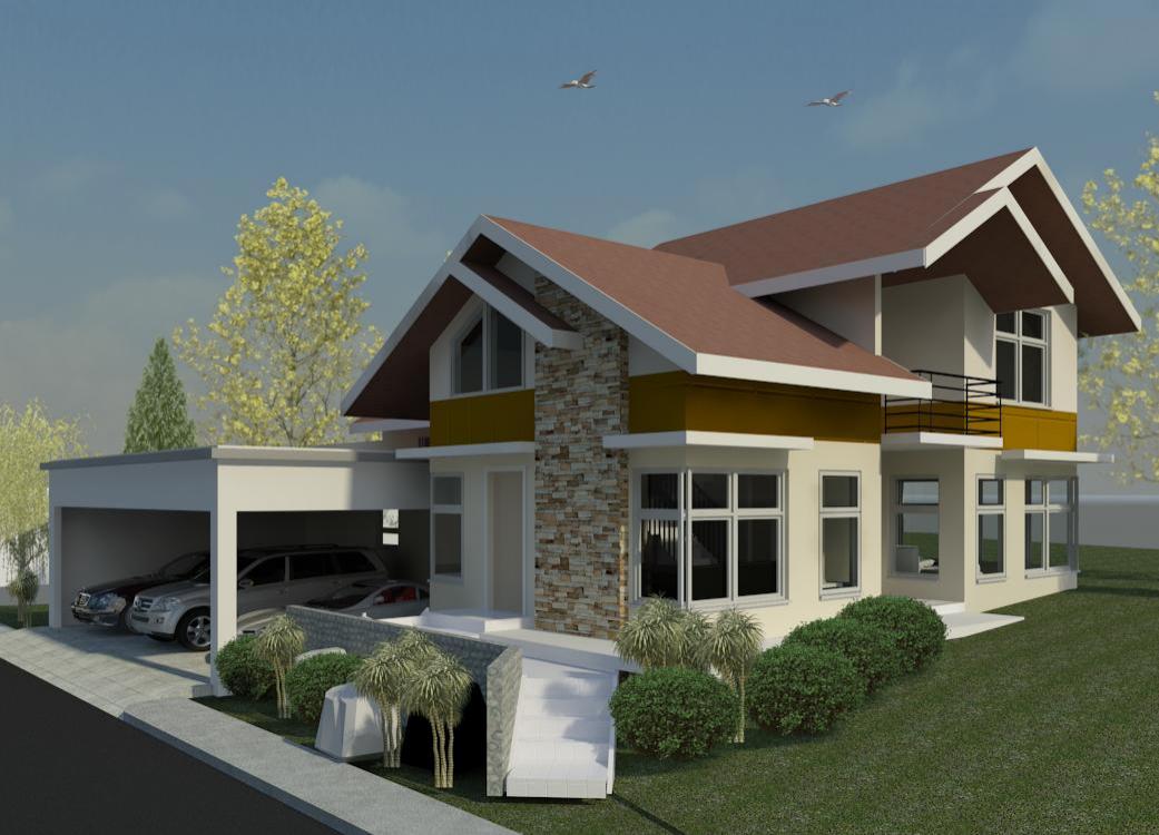 Two-Storey residence w/ attic