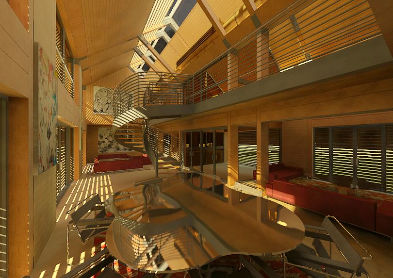 Interior view