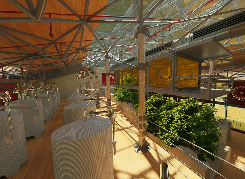 Interior view
