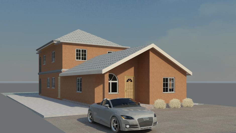 3D view new harbour