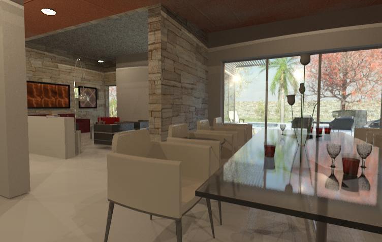 interior view - private house