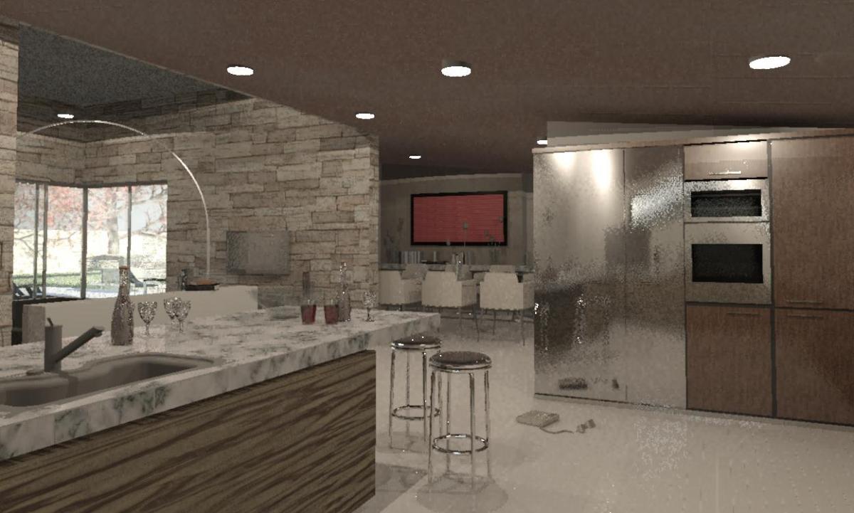 interior view - private house
