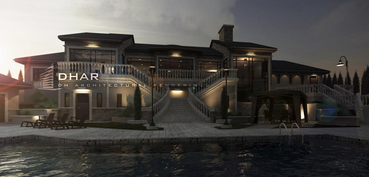 Rear of Home