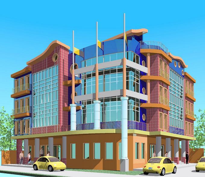 a commercial bldg.